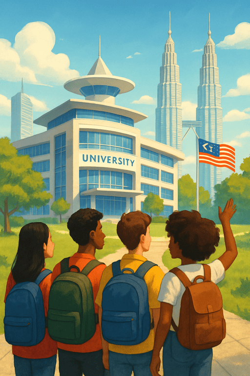 Ilustrasi mimpi kuliah di APU Malaysia