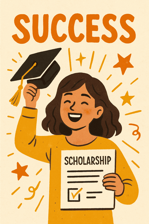 Ilustrasi sukses meraih beasiswa APU