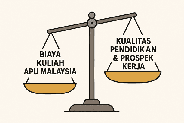 Keseimbangan biaya kuliah APU Malaysia dan kualitas pendidikan