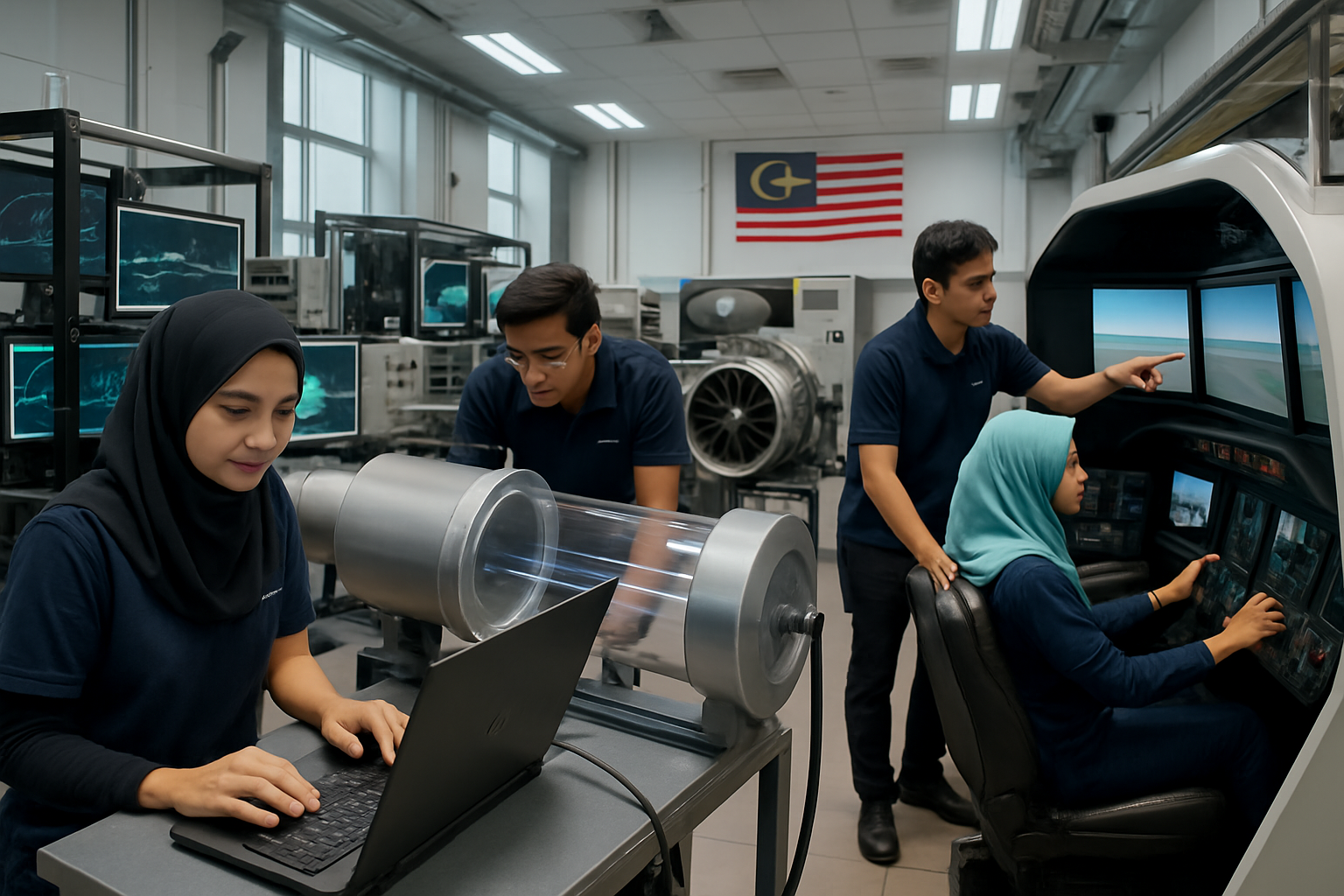 Laboratorium teknik dirgantara canggih di Malaysia