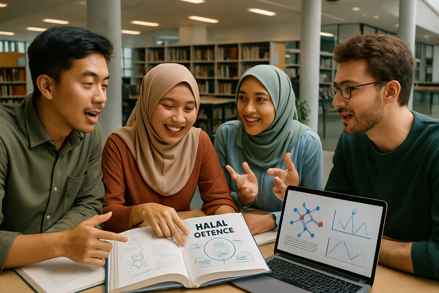 Diskusi mahasiswa Sains Halal